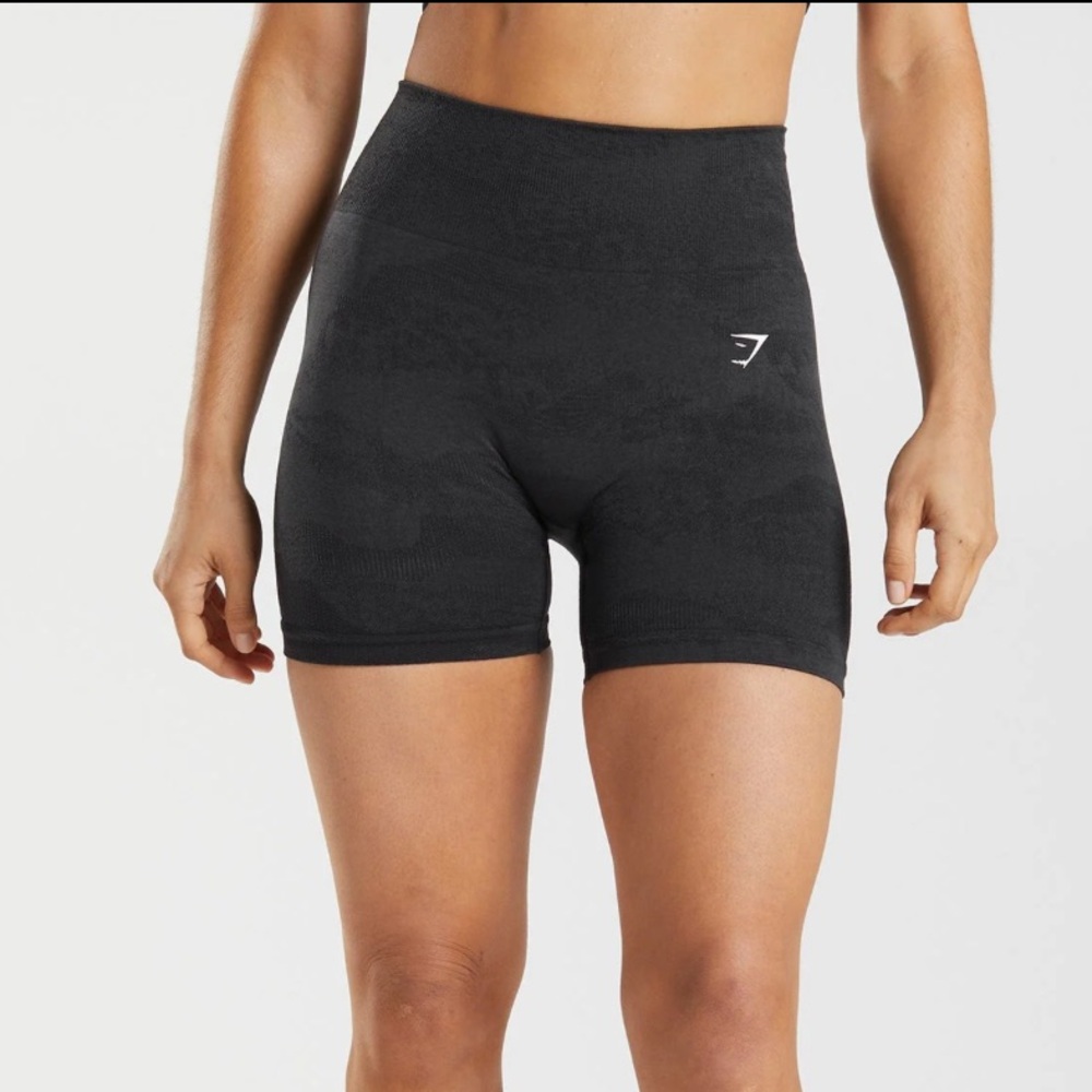 Gymshark Black Seamless Bike Shorts